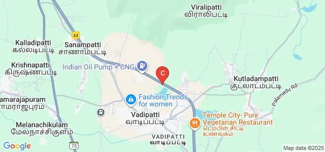 Madurai School of Management, Madurai Map
