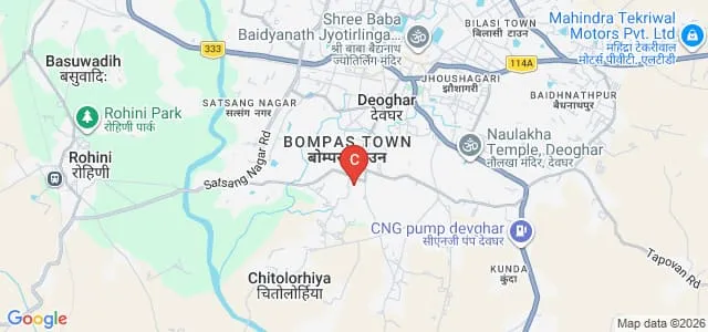 DIPSER College of Education for Women, Deoghar Map