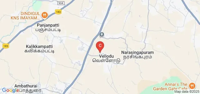 Sacred Heart College of Nursing, Dindigul Map