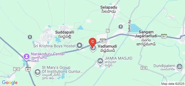 Vignan's Lara Institute of Technology and Science, Guntur Map