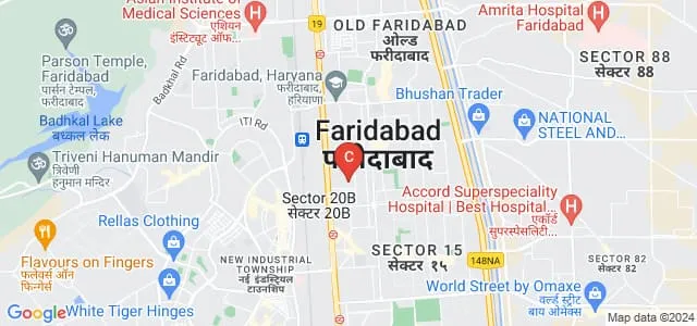 Pt Jawahar Lal Nehru Government College, Faridabad Map