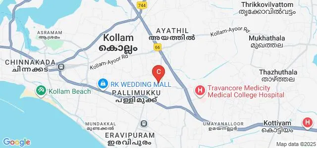 Younus College of Engineering and Technology, Kollam Map