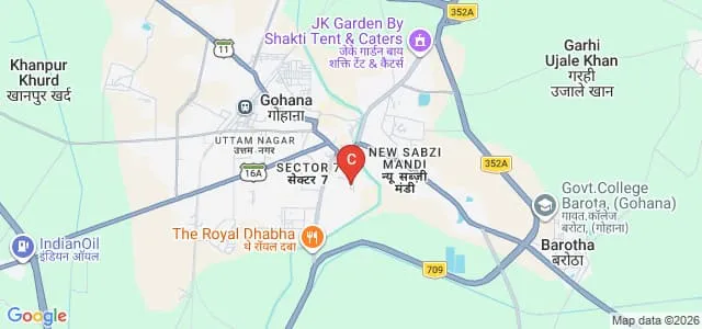 Modern College of Education, Gohana Map