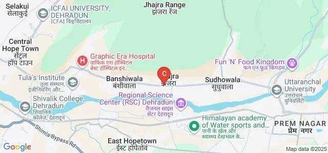 Gautam Buddha Chikitsa Mahavidyalaya, Dehradun Map