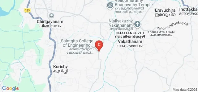 Saintgits College of Applied Sciences, Kottayam Map
