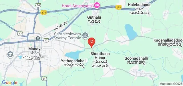 New Navodaya Institute of Nursing, Mandya Map