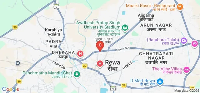 Maharani Laxmi Bai College of Technology, Rewa Map