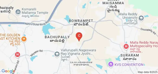 DRK College of Engineering and Technology, Hyderabad Map