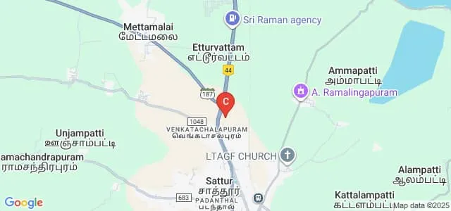 Sri S Ramasamy Naidu Memorial Polytechnic College, Venkatachalapuram Map