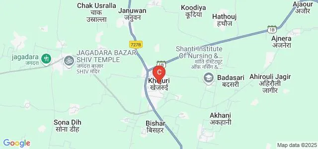 Sri Kishun College, Ballia Map