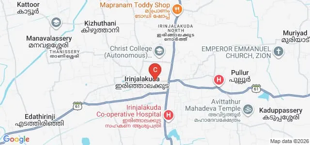 Christ College of Engineering, Thrissur Map
