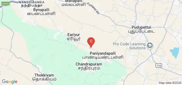 CS College of Education, Vellore Map