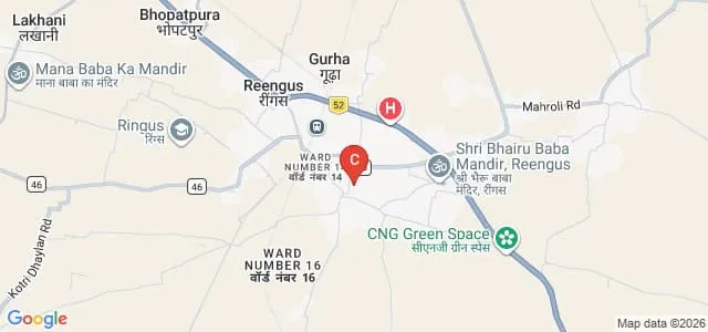BPS Teachers Training College, Reengus Map