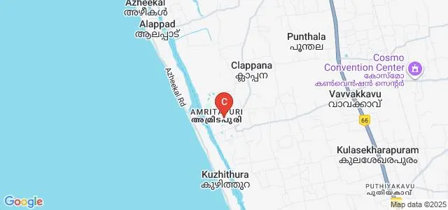 Amrita School of Arts and Sciences, Amritapuri Map