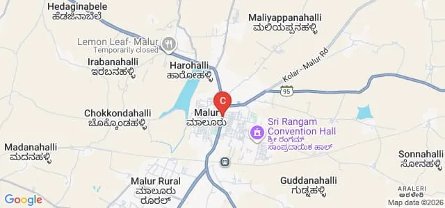 Manasa School of Nursing, Kolar Map