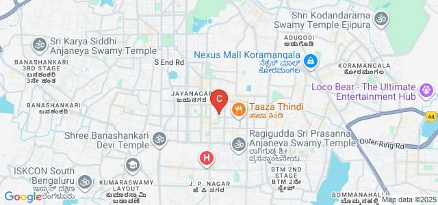 BES Institute of Pharmacy, Bangalore Map