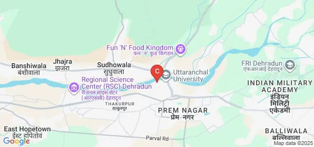 Uttaranchal Institute of Management, Dehradun Map