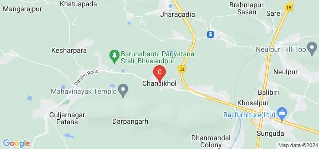Ganesh Institute of Health Science, Chandikhole Map