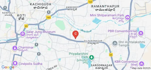 Avanthi's School of Business Management, Hyderabad Map