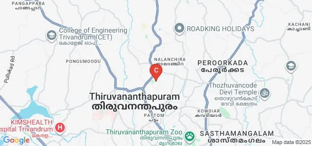 Mahatma Gandhi College, Trivandrum Map