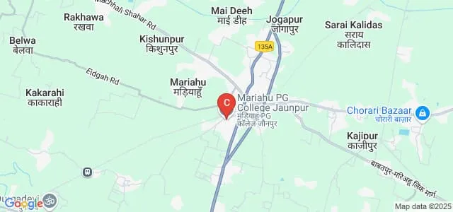 Mariahu Snatkottar Mahavidyalaya, Jaunpur Map