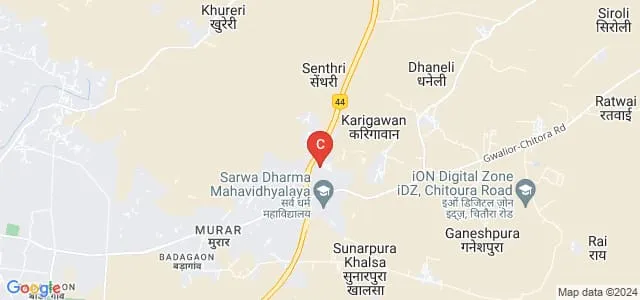 Granthamm College of Management, Gwalior Map