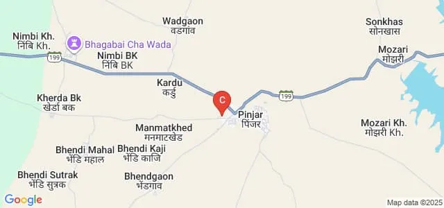 Bhausaheb Lahane Dnyanprakash Arts College, Pinjar Map