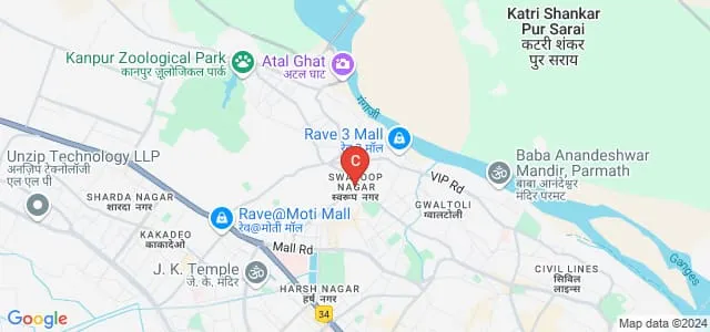 Deen Dayal Upadhyaya Institute of Management and Higher Studies, Kanpur Map