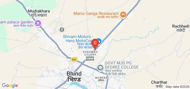 Ideas Pharmacy College, Gwalior Map