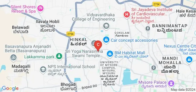 Bhavan's Priyamvada Birla Institute of Management, Mysore Map