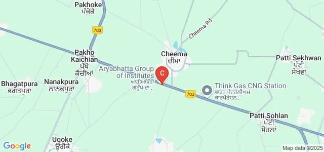 Aryabhatta Group of Institutes, Barnala Map