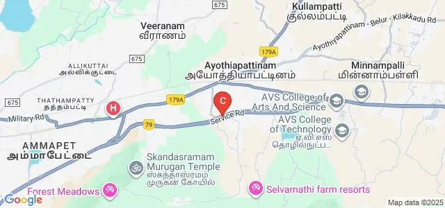 Vasavi Vidya Trust Group of Institutions, Salem Map