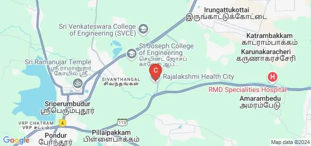Arignar Anna Institute of Management Studies and Computer Applications, Sriperumbudur Map