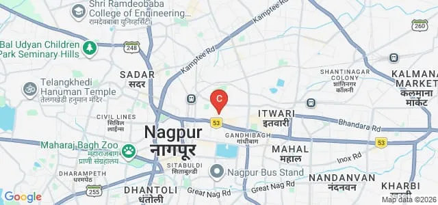 Dr Zakir Husain Urdu Junior College of Education, Nagpur Map
