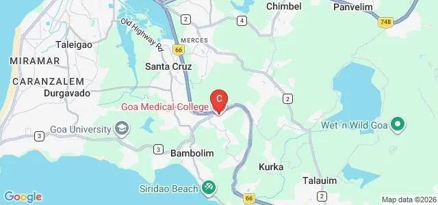 Goa Medical College, Panaji Map