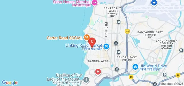 Rizvi Institute of Management Studies and Research, Mumbai Map