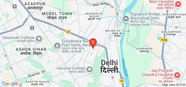 Cluster Innovation Centre, University of Delhi, Delhi Map