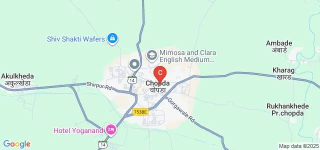 Bhagini Mandal Chopda's College of Social Work, Chopda Map