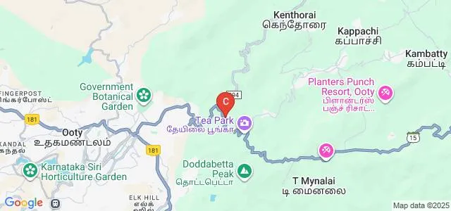 McGAN's Ooty School of Architecture, Ooty Map