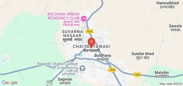 Arts and Commerce College, Buldhana Map