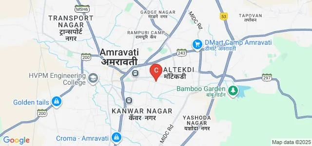 Shrimati Narsamma Arts, Commerce and Science College, Amravati Map