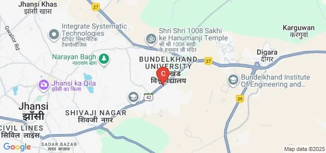 Raghvendra Hospital and Nursing Training Institute, Jhansi Map
