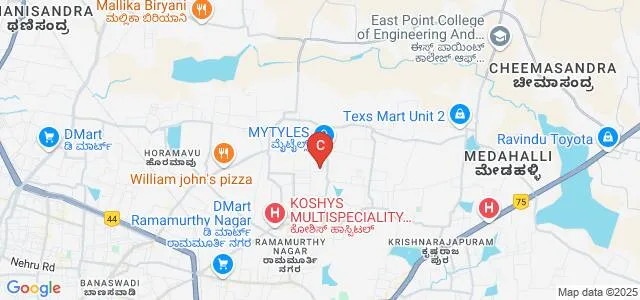 Jubilee College, Bangalore Map