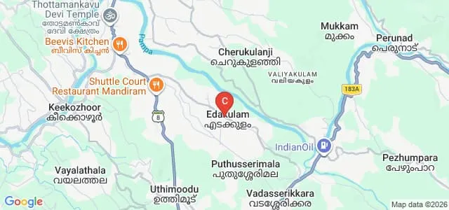 Mar Thoma Teachers Training College, Ranny Map