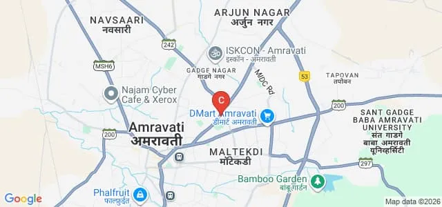 Shri Shivaji College of Agricultural Biotechnology, Amravati Map