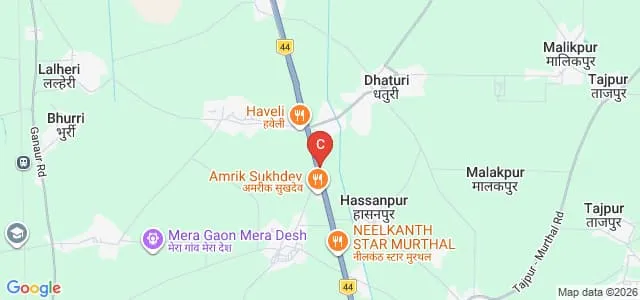 Guru Nanak Institute of Higher Education, Murthal Map
