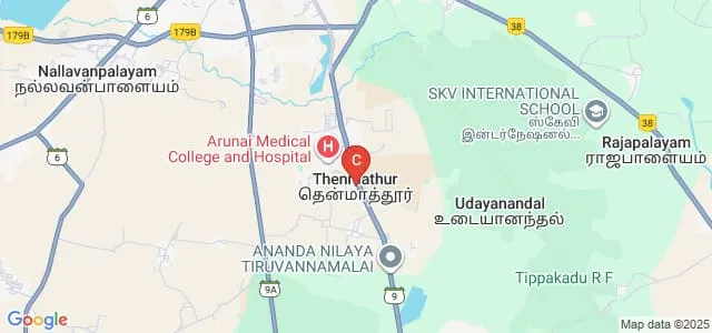 Arunai College of Pharmacy, Tiruvannamalai Map