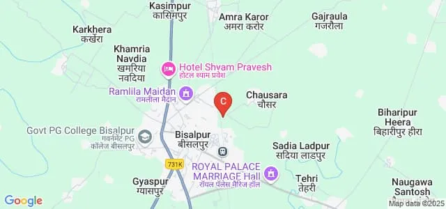 Suraj Bhan College, Bisalpur Map