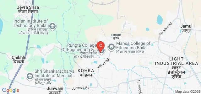 Rungta College of Dental Sciences and Research, Bhilai Map