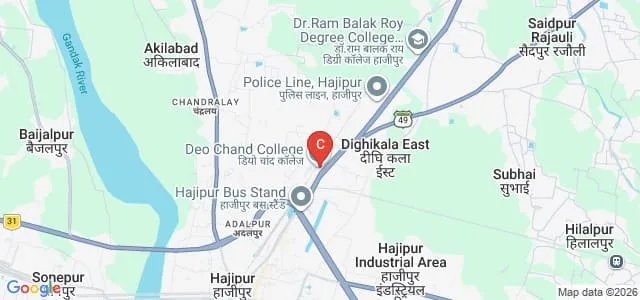 Deo Chand College, Hajipur Map